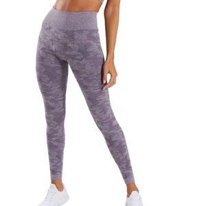 Camo Seamless High Waisted Gym Leggings